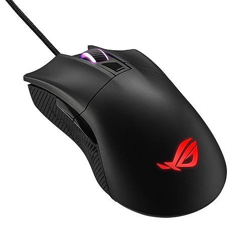 Asus ROG GLADIUS II CORE Siyah 6.200 DPI Optik RGB Gaming Kablolu Mouse