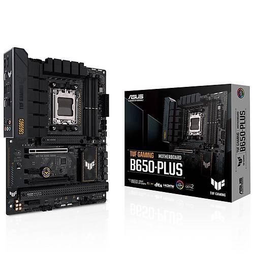 Asus TUF GAMING B650-PLUS AMD B650 AM5 DDR5 6400MHz 3xM.2 ATX Anakart