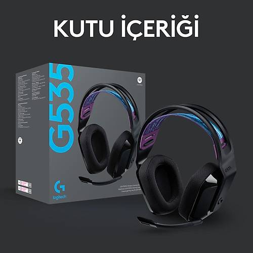 Logitech G G535 LIGHTSPEED Kablosuz Mikrofonlu Oyuncu Kulakl