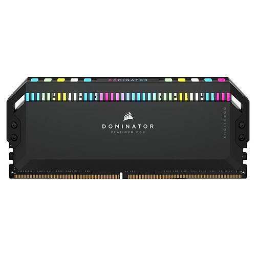 Corsair DOMINATOR PLATINUM RGB CMT32GX5M2B5600C36 32GB (2X16GB) DDR5 5600MHz C36 Siyah Bellek