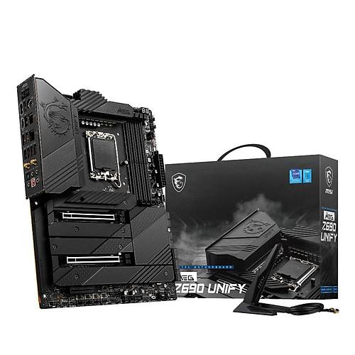 MSI MEG Z690 UNIFY Intel Z690 Soket 1700 DDR5 6666MHz(OC) ATX Anakart