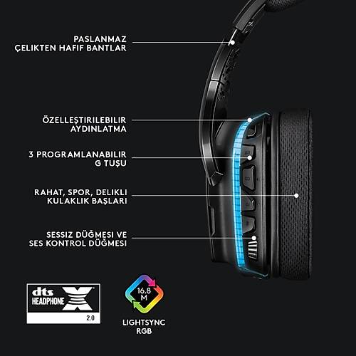 Logitech G G635 LIGHTSPEED 7.1 Surround Ses 981-000750 Oyuncu Kulakl���