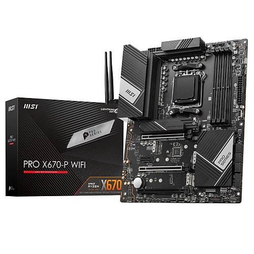 MSI X670-P WIFI AMD X670 Soket AM5 6600MHz(OC) DDR5 4xM.2 ATX Anakart
