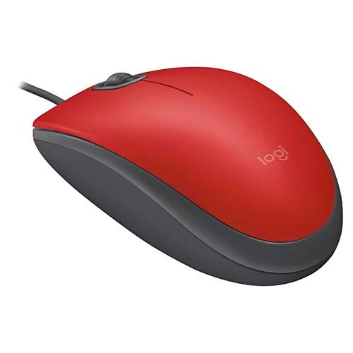 Logitech M110 910-006759 Sessiz Kablolu Kırmızı Mouse