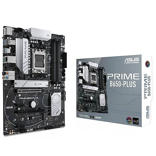 Asus PRIME B650-PLUS AMD B650 Soket AM5 6400MHz DDR5 2xM.2 ATX Anakart