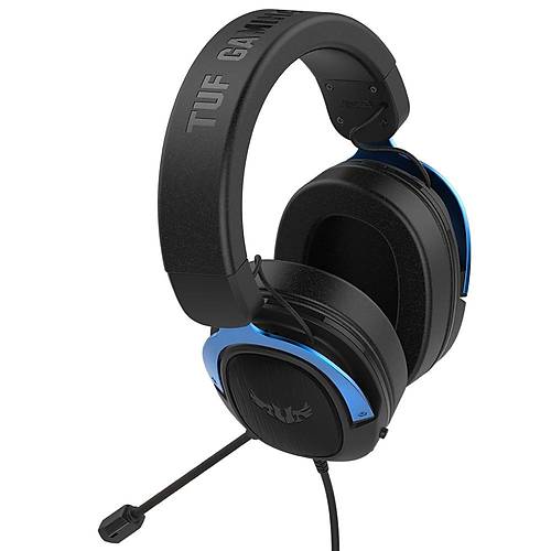 Asus TUF GAMING H3 BLUE 7.1 Surround 3.5mm Jak Gaming Mikrofonlu Kulaküstü Kablolu Kulaklýk