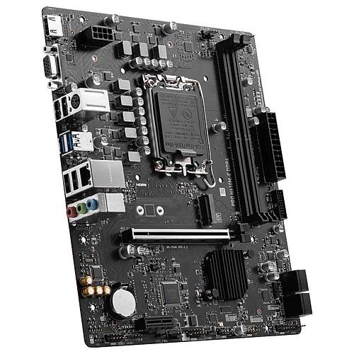 MSI PRO H610M-E DDR4 Intel H610 Soket 1700 DDR4 3200(OC)MHz M.2 mATX Anakart