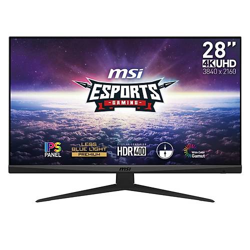 MSI G281UV 27.9 4ms 60Hz UHD IPS Freesync Gaming Monitr