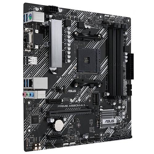 Asus PRIME A520M-A II AMD A520 Soket AM4 4DDR4 4800MHz 1xM.2 mATX Anakart