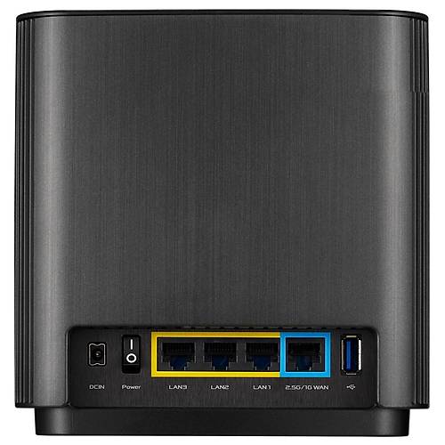 Asus ZENWF XT8-B2 6600Mbps Wifi 6 kili Siyah Mesh Sistemi