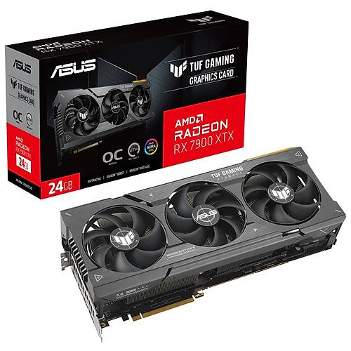 Asus TUF-RX7900XTX-O24G-GAMING RX 7900 XTX 24GB GDDR6 384B Gaming Ekran Kart