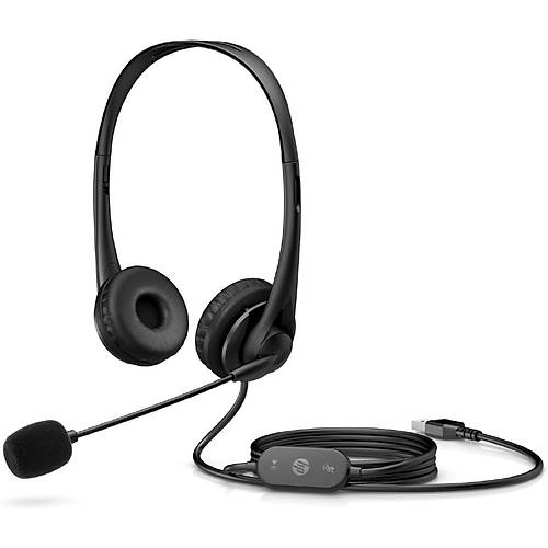 HP 428H5AA Stereo USB Mikrofonlu  Kulaküstü Kablolu Kulaklık