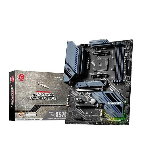 MSI MAG X570S TORPEDO MAX AMD X570 Soket AM4 DDR4 5100MHz 2xM.2 ATX Anakart