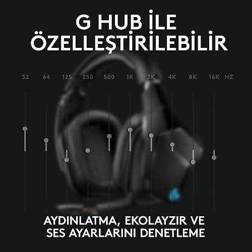 Logitech G G935 LIGHTSYNC 7.1 Surround Ses Kablosuz 981-000744 Oyuncu Kulakl���