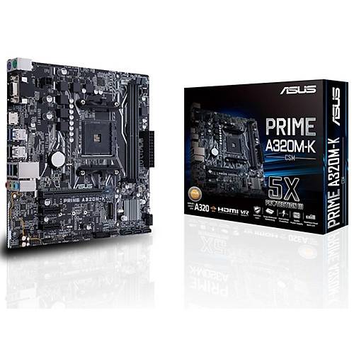Asus Prime A320M-K/CSM AMD A320 AM4 DDR4 3200 M2 mATX Anakart