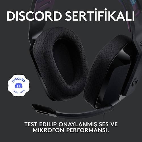 Logitech G G535 LIGHTSPEED Kablosuz Mikrofonlu Oyuncu Kulakl