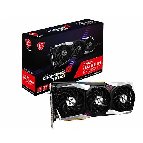 MSI RADEON RX 6950 XT GAMING X TRIO 16G RX6950XT 16GD6 256B Ekran Kart