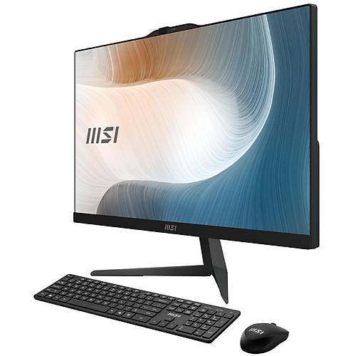 MSI MODERN AM242 12M-635XTR Intel Core i3-1215U 8GB DDR4 256GB SSD 23.8 FHD IPS FreeDOS Siyah All in One Bilgisayar