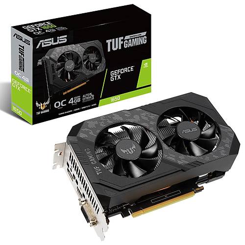 Asus GEFORCE TUF-GTX1650-O4GD6-GAMING 4GB GDDR6 128B Gaming Ekran Kart
