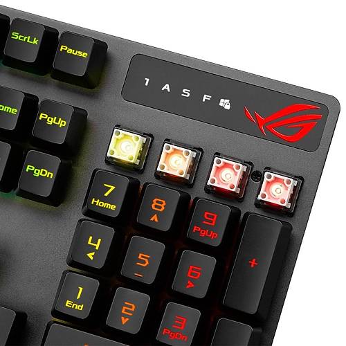 Asus ROG STRIX SCOPE RX Türkçe Q Red Switch RGB Mekanik Gaming Kablolu Klavye
