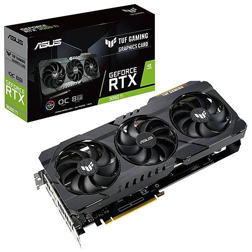 Asus TUF-RTX3060TI-O8GD6X-GAMING 8 GB GDDR6X 256B Gaming Ekran Kart