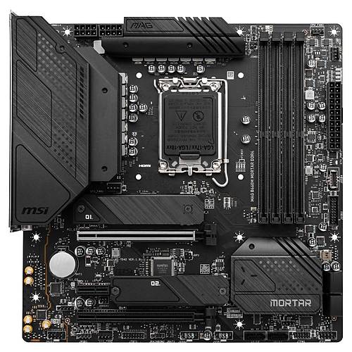 MSI MAG B660M MORTAR DDR4 Intel B660 LGA 1700 2xM.2 DDR4 mATX Anakart