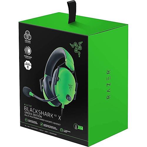 Razer BlackShark V2 X Kablolu Kulaklk Yeil - RZ04-03240600-R3M1