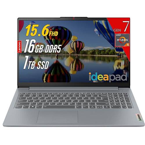 Lenovo IdeaPad Slim3 15AMN8 AMD Ryzen 5 7520U 16GB 1TB SSD AMD Radeon 610M Graphics 15.6 Freedos Diz�st� Bilgisayar