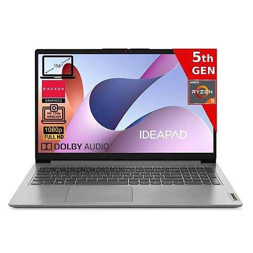Lenovo IdeaPad 1 15ALC7 AMD Ryzen 5-5500U 16GB 256GB SSD AMD Radeon Graphics 15.6 FHD FreeDos 82R400S7TX-16256 Dizst Bilgisayar