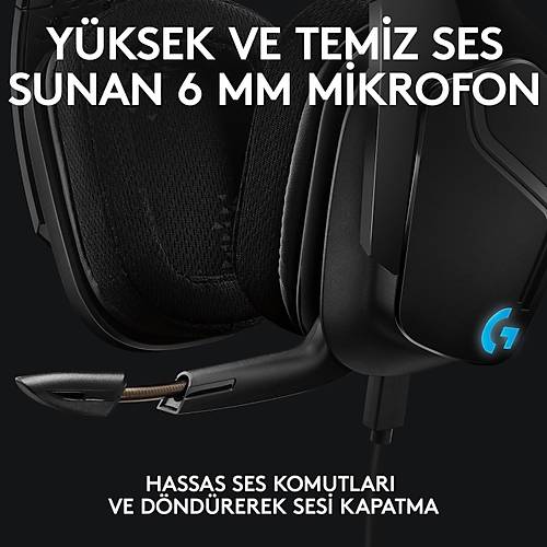 Logitech G G635 LIGHTSPEED 7.1 Surround Ses 981-000750 Oyuncu Kulakl���