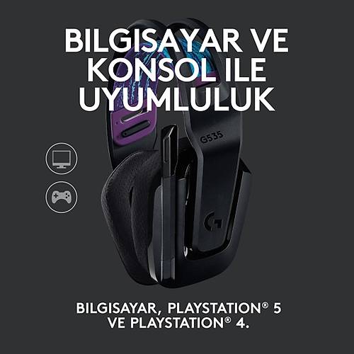 Logitech G G535 LIGHTSPEED Kablosuz Mikrofonlu Oyuncu Kulakl