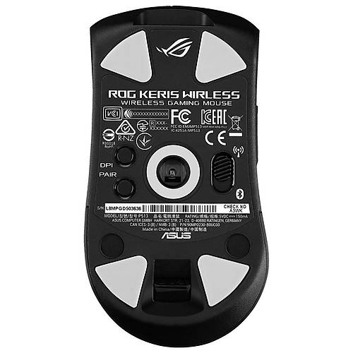 Asus ROG KERIS WIRELESS Siyah 16.000 DPI Optik RGB Gaming Kablosuz Mouse