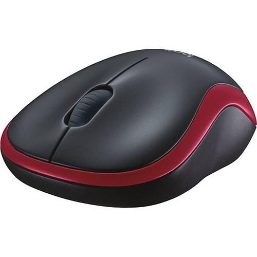 Logitech M185 910-002237 Kırmızı Optik Kablosuz Mouse