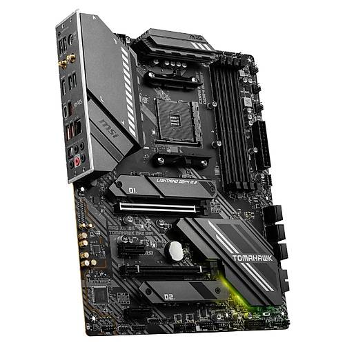 MSI MAG X570S TOMAHAWK MAX WIFI AMD X570 Soket AM4 DDR4 5100MHz 2xM.2 ATX Anakart