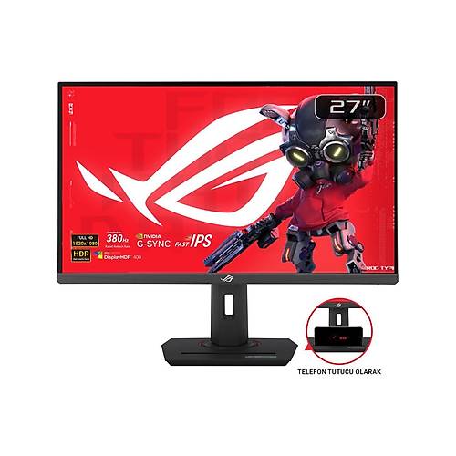 Asus ROG Strix XG279CNS 27 0.3ms 380Hz IPS G-Sync Pivot Oyuncu Monit�r�
