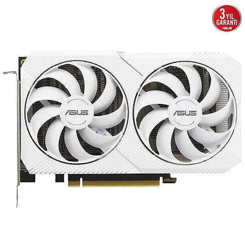 Asus GEFORCE DUAL-RTX3060-O8G-WHITE RTX3060 8GB GDDR6 128B Gaming Ekran Kart