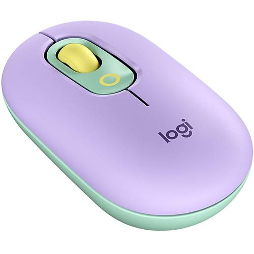 Logitech POP Emoji 910-006547 Lila&Yeil Optik Kablosuz Mouse
