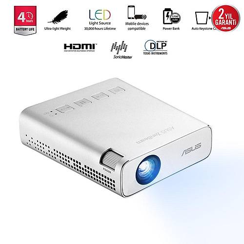 ASUS ZenBeam E1R Ta��nabilir Mini LED Projekt�r
