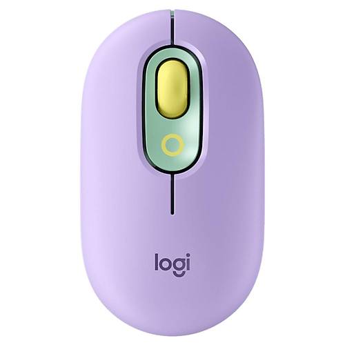 Logitech POP Emoji 910-006547 Lila&Yeil Optik Kablosuz Mouse