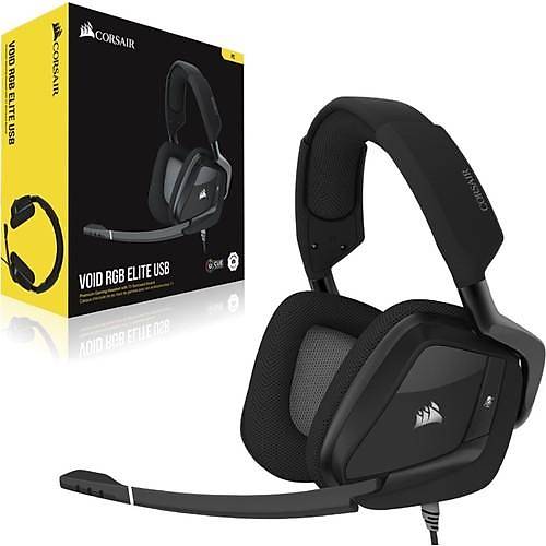 Corsair Void Elite CA-9011201-EU 7.1 Surround USB RGB Gaming Mikrofonlu Kulakst Kablosuz Kulaklk