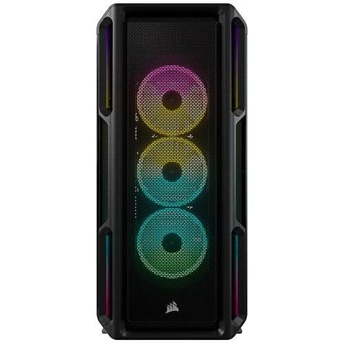 CORSAIR iCUE 5000T RGB CC-9011230-WW 4xUSB3.0 1xUSB 3.2TypeC Temperli Cam Full Siyah Tower Bilgisayar Kasas