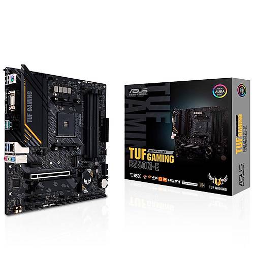 Asus TUF GAMING B550M-E AMD B550 AM4 DDR4 4600MHz 2xM2 RGB mATX Anakart