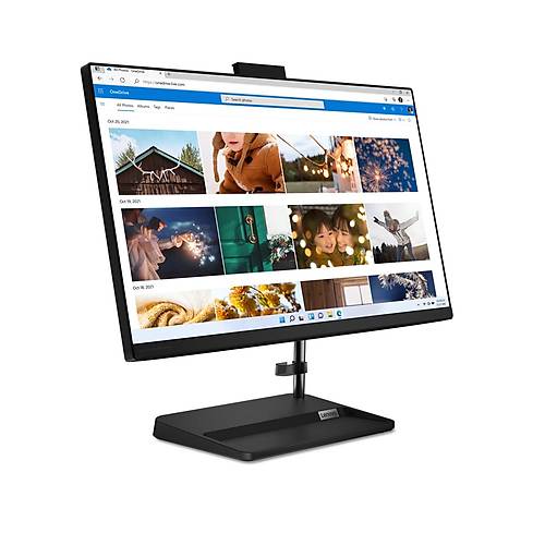 Lenovo IdeaCentre AIO 3 24IAP7 Intel Core i5-12450H 16GB 256GB SSD Intel UHD Graphics 23.8 FHD IPS FreeDos F0GH01GCTR-16256 Klavye+Mouse Siyah All in One Bilgisayar