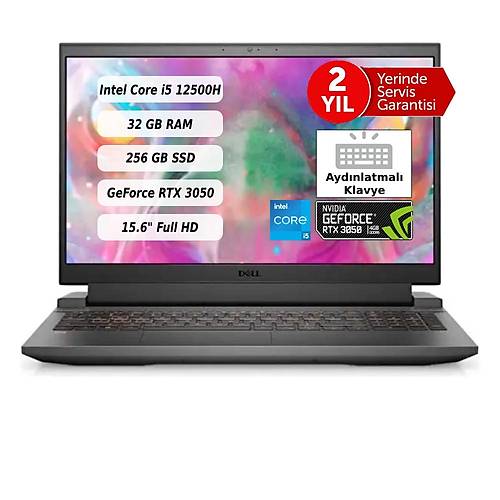 Dell G15 5520 Intel Core i5 12500H 32GB 256GB SSD RTX3050 4GD6 15.6 FHD Ubuntu G1555201200U-32256 Diz�st� Bilgisayar