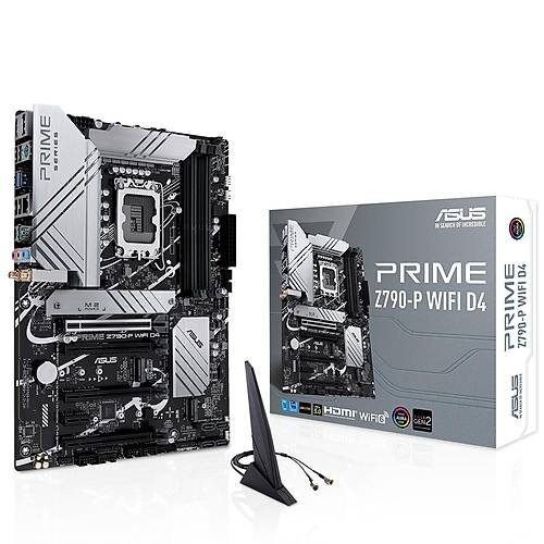 Asus PRIME Z790-P WIFI D4 Intel Z790 Soket 1700 5333Mhz DDR4 3xM.2 ATX Anakart
