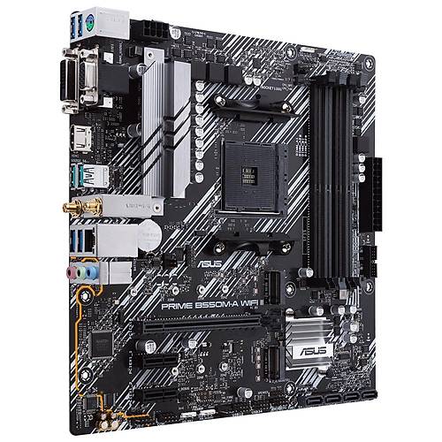 Asus PRIME B550M-A WIFI II AMD B550 Soket AM4 DDR4 4866MHz 2xM.2 ATX Anakart