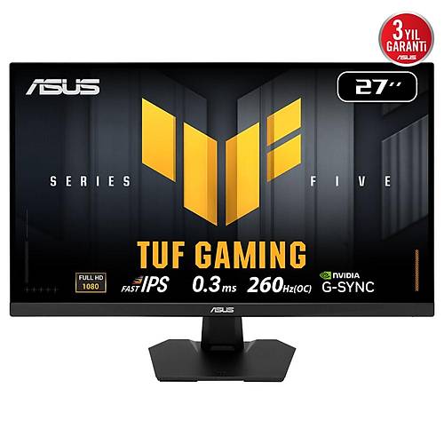 Asus TUF Gaming VG279QM5F 27inc 260Hz 0.3ms Fast IPS  Gaming Monit�r