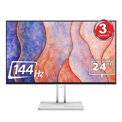 Lenovo L24-4C 23.8 inc 144Hz 1ms FHD IPS WLED Beyaz Monit�r 67DDKAC6TK