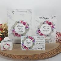 Mermer Model Yasin-i erif + anta + simli Magnet + Lokumluk