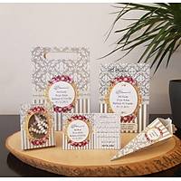 Gri Yasin-i erif + anta + Kutulu Tesbih + simli Magnet + Lokumluk